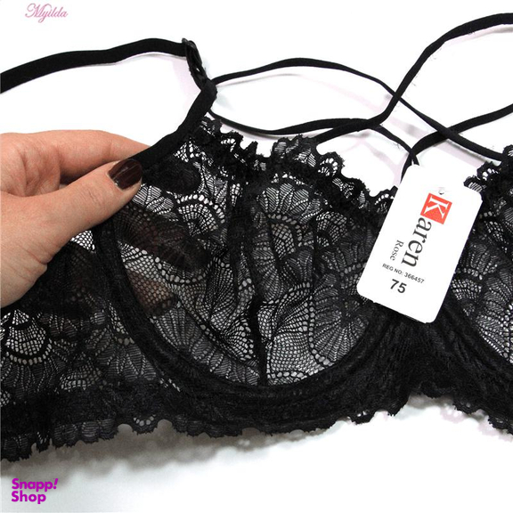 سوتین زنانه کارنا رز (Karena Rose) مدل فنردار کد 3381 رنگ مشکی
