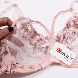 سوتین زنانه کارنا رز (Karena Rose) مدل فنردار کد 3377-18 رنگ گلبهی