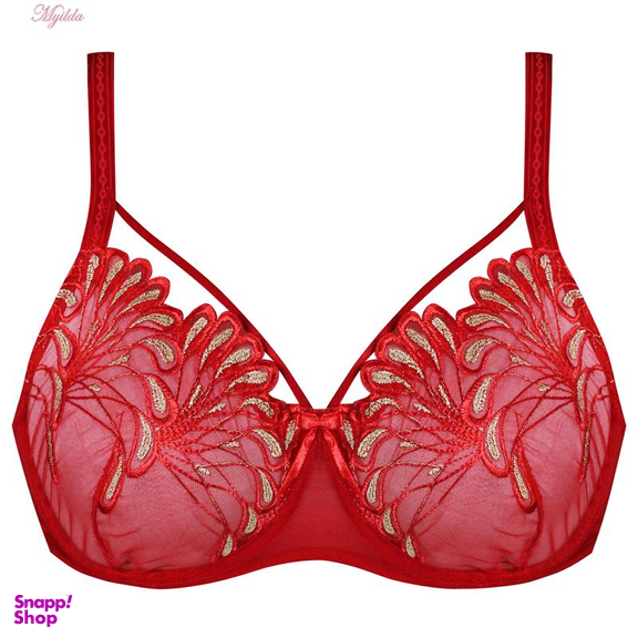 ست شورت و سوتین زنانه کارنا رز (Karena Rose) مدل فنردار کد 3378-12 رنگ قرمز