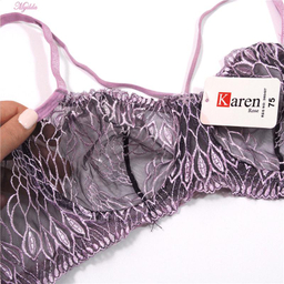 ست شورت و سوتین زنانه کارنا رز (Karena Rose) مدل فنردار کد 3380 رنگ بنفش