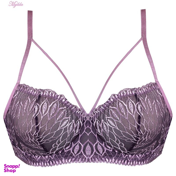 ست شورت و سوتین زنانه کارنا رز (Karena Rose) مدل فنردار کد 3380 رنگ بنفش