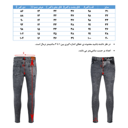 شلوار جین اسکینی مردانه جی تی هوگرو (GT Hugero) کد 10312 رنگ مشکی