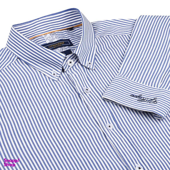 پیراهن مردانه جی تی هوگرو (GT Hugero) کد 10254 رنگ آبی تیره