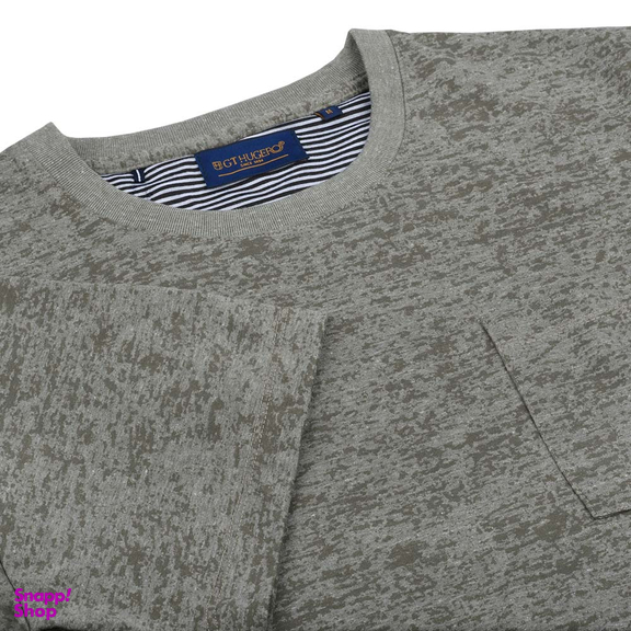 تیشرت جیبدار مردانه جی تی هوگرو (GT Hugero) کد 10216 رنگ آبی تیره