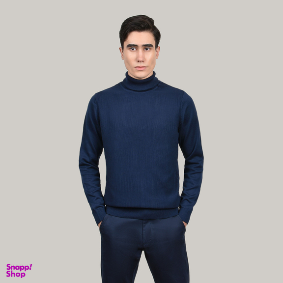 یقه اسکی مردانه جی تی هوگرو (GT Hugero) کد 10129 رنگ آبی تیره