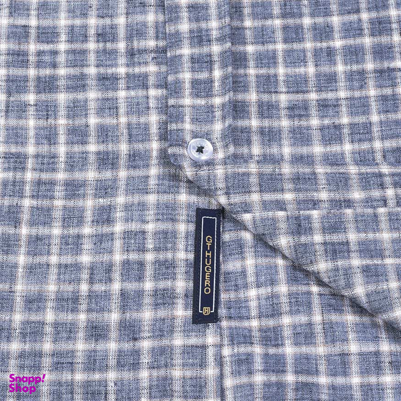 پیراهن آستین کوتاه مردانه جی تی هوگرو (GT Hugero) کد 10126 رنگ ذغالی