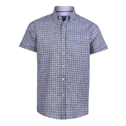 پیراهن آستین کوتاه مردانه جی تی هوگرو (GT Hugero) کد 10126 رنگ طوسی تیره