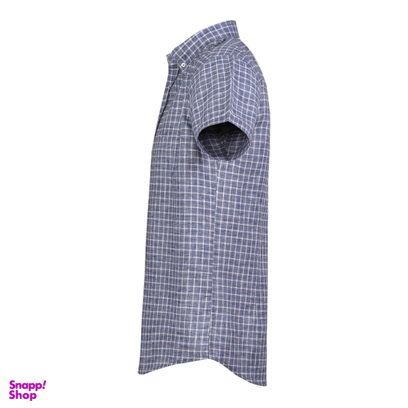 پیراهن آستین کوتاه مردانه جی تی هوگرو (GT Hugero) کد 10126 رنگ طوسی روشن