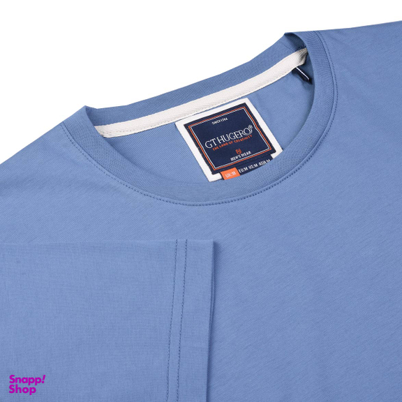تیشرت یقه گرد مردانه جی تی هوگرو (GT Hugero) کد 10174 رنگ بژ