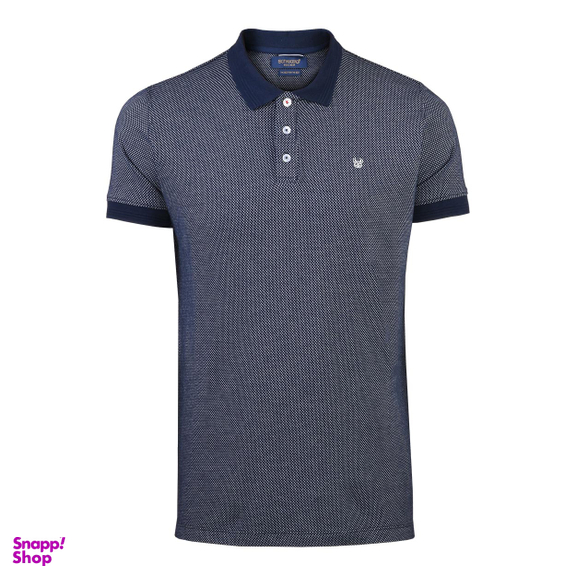 پلوشرت مردانه جی تی هوگرو (GT Hugero) کد 10189 رنگ آبی تیره