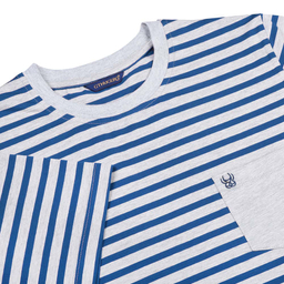 تیشرت مردانه جی تی هوگرو (GT Hugero) کد 10192 رنگ آبی