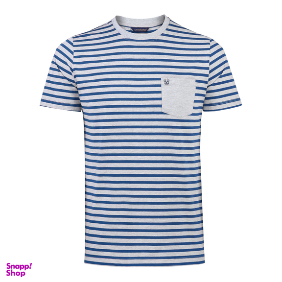 تیشرت مردانه جی تی هوگرو (GT Hugero) کد 10192 رنگ آبی