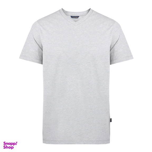 تیشرت یقه هفت مردانه جی تی هوگرو (GT Hugero) کد 10215 رنگ بژ