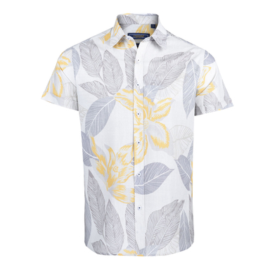 پیراهن آستین کوتاه مردانه جی تی هوگرو (GT Hugero) کد 10235 رنگ طوسی