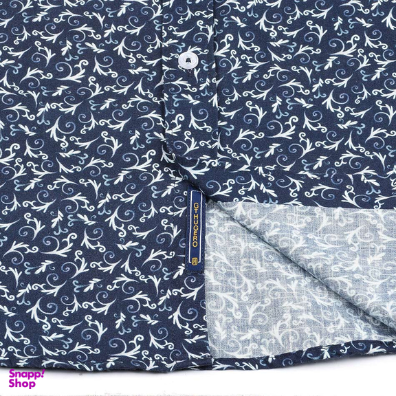 پیراهن مردانه جی تی هوگرو (GT Hugero) کد 10247 رنگ آبی تیره