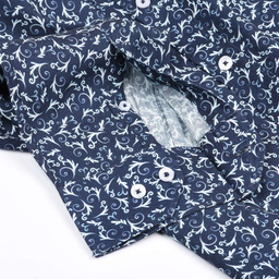 پیراهن مردانه جی تی هوگرو (GT Hugero) کد 10247 رنگ آبی تیره