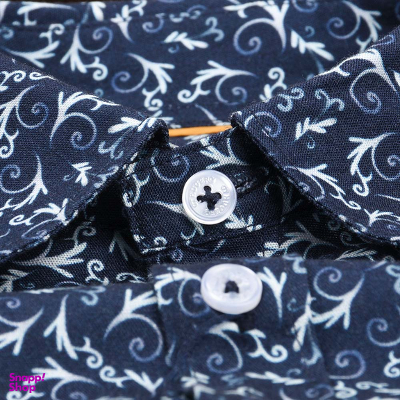 پیراهن مردانه جی تی هوگرو (GT Hugero) کد 10247 رنگ آبی تیره