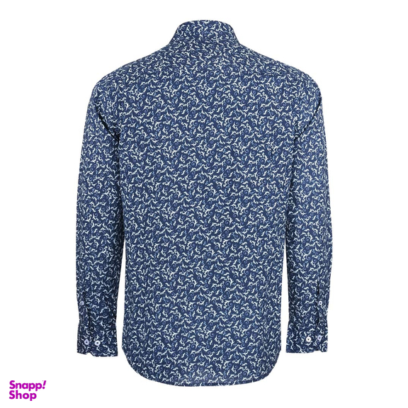 پیراهن مردانه جی تی هوگرو (GT Hugero) کد 10247 رنگ آبی تیره