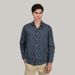 پیراهن مردانه جی تی هوگرو (GT Hugero) کد 10247 رنگ آبی تیره