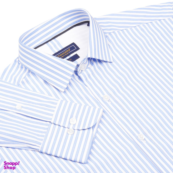 پیراهن مردانه جی تی هوگرو (GT Hugero) کد 10257 رنگ آبی لاجوردی