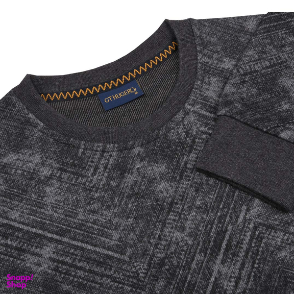 بلوز سلانیک مردانه جی تی هوگرو (GT Hugero) کد 10286 رنگ مشکی