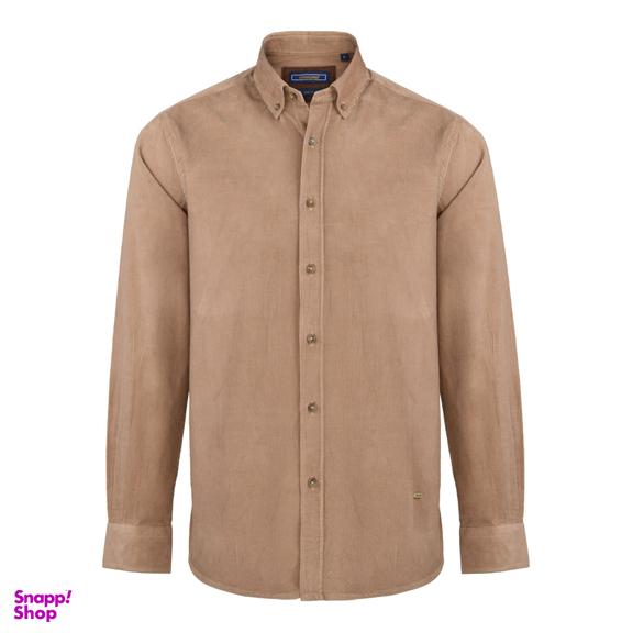 پیراهن مخمل مردانه جی تی هوگرو (GT Hugero) کد 10262 رنگ طوسی