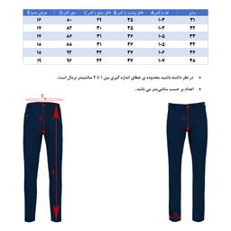 شلوار کتان مردانه جی تی هوگرو (GT Hugero) کد 10284 رنگ ذغالی