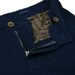 شلوار کتان مردانه جی تی هوگرو (GT Hugero) کد 10284 رنگ آبی تیره