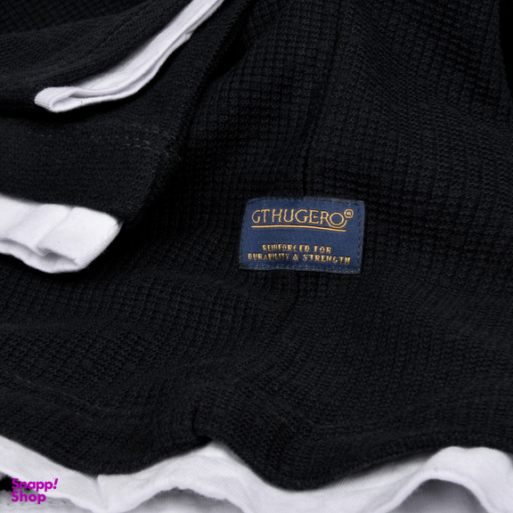 بلوز یقه گرد مردانه جی تی هوگرو (GT Hugero) کد 10271 رنگ مشکی