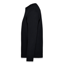 بلوز یقه گرد مردانه جی تی هوگرو (GT Hugero) کد 10271 رنگ مشکی