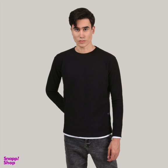 بلوز یقه گرد مردانه جی تی هوگرو (GT Hugero) کد 10271 رنگ طوسی روشن