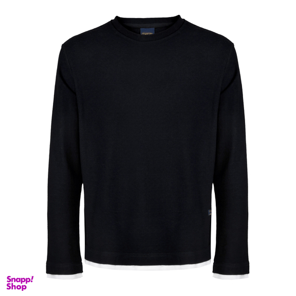 بلوز یقه گرد مردانه جی تی هوگرو (GT Hugero) کد 10271 رنگ طوسی روشن