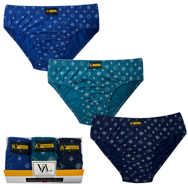 شورت مردانه وال (Val) مدل اسلیپ کد V-t-02-0634 بسته 3 عددی