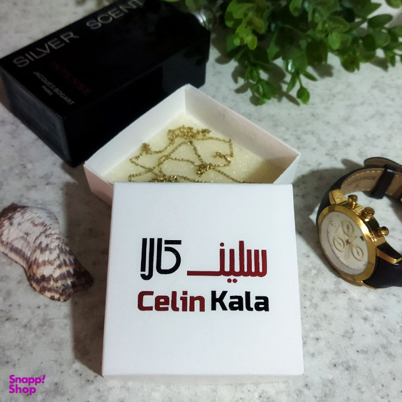 زنجیر نقره مردانه سلین کالا (Celin Kala) مدل فیگارو آبکاری طلایی