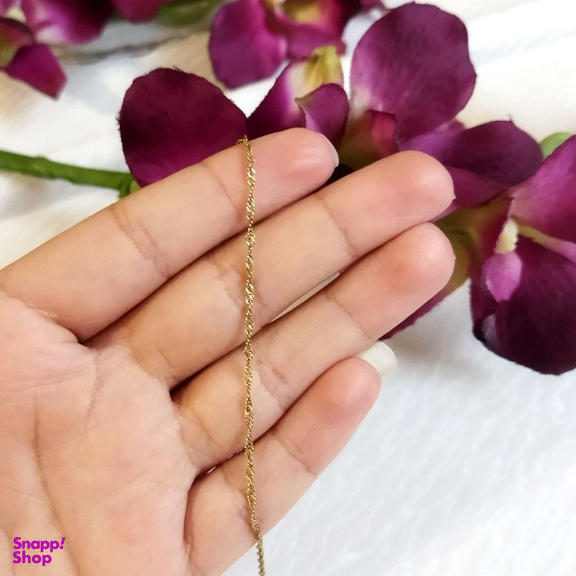 زنجیر نقره مردانه سلین کالا (Celin Kala) مدل دیسگو آبکاری طلایی