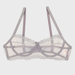 ست شورت و سوتین زنانه بارون (Barone) طرح A کد 2021 رنگ طوسی