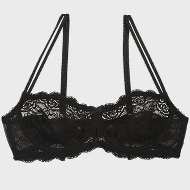 ست شورت و سوتین زنانه بارون (Barone) کد 323 رنگ مشکی