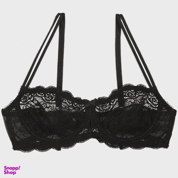 ست شورت و سوتین زنانه بارون (Barone) کد 323 رنگ مشکی