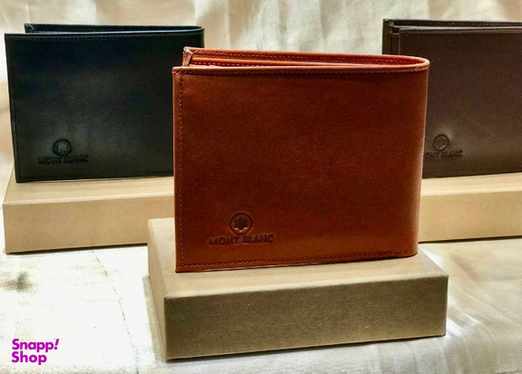 کیف پول جیبی مردانه طرح Mont Blanc