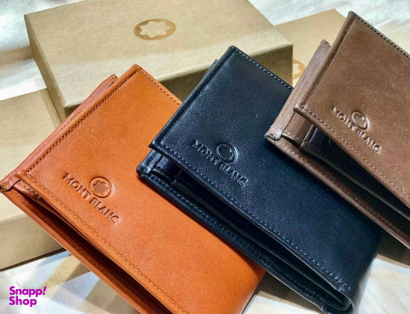 کیف پول جیبی مردانه طرح Mont Blanc