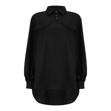 تونیک زنانه السانا (Elsana) مدل گلناز کد 144301 رنگ مشکی