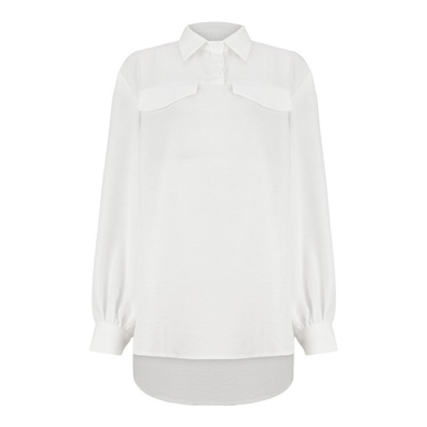 تونیک زنانه السانا (Elsana) مدل گلناز کد 144335 رنگ سفید