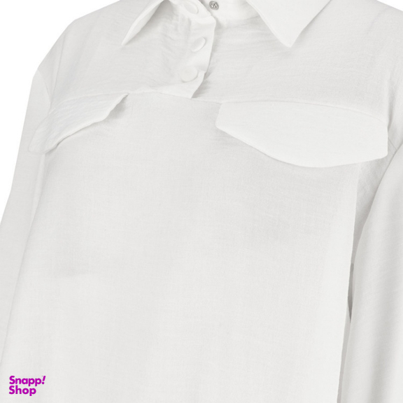 تونیک زنانه السانا (Elsana) مدل گلناز کد 144335 رنگ سفید