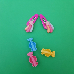 گیره دخترانه مدل ستاره دنباله دار مجموعه 5 عددی