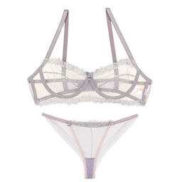 ست شورت و سوتین زنانه بارون (Barone) طرح A کد 2021 رنگ طوسی