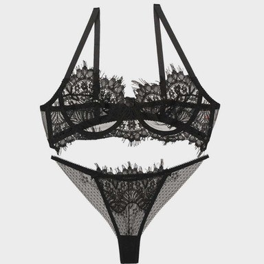 ست شورت و سوتین زنانه بارون (Barone) کد 2035 رنگ سبز