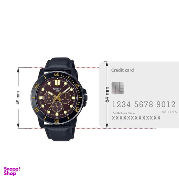 ساعت مچی عقربه‌ای مردانه کاسیو (Casio) مدل MTP-VD300BL-5EUDF