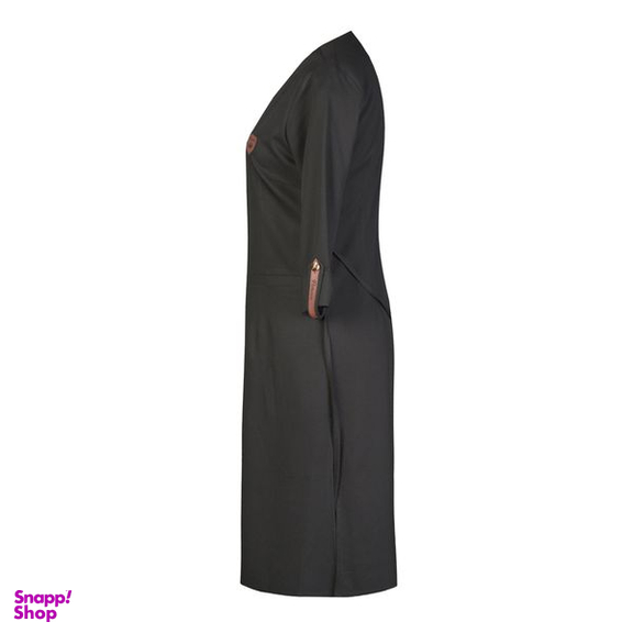 مانتو زنانه السانا (Elsana) مدل فلورانس کد 68601 رنگ مشکی