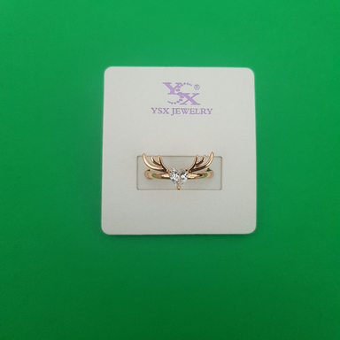 انگشتر زنانه وای اس ایکس (YSX) مدل شاخ گوزن و قلب