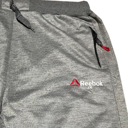 شلوارک راحتی مردانه طرح Reebok رنگ طوسی روشن